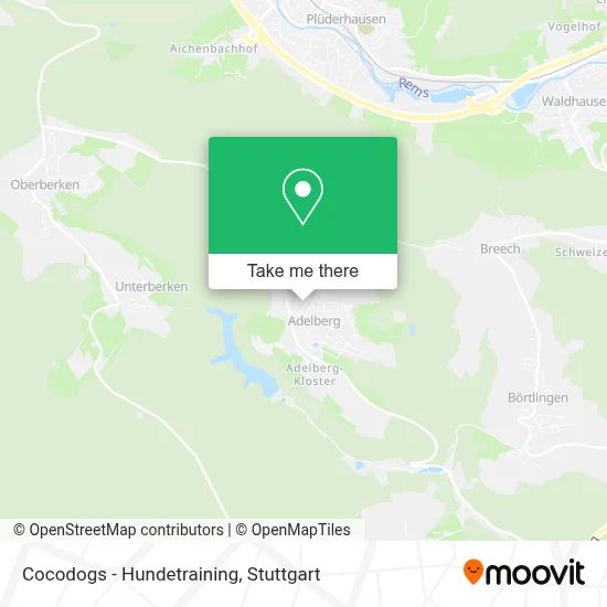 Cocodogs - Hundetraining map