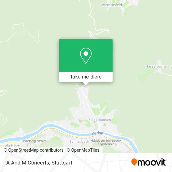 A And M Concerts map