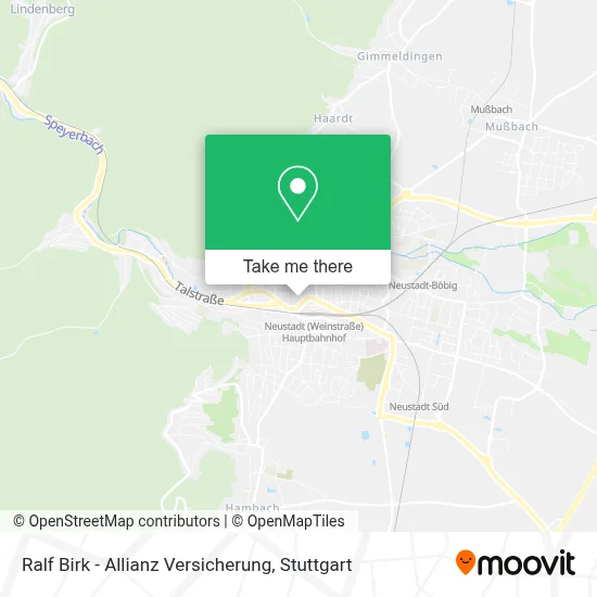 Ralf Birk - Allianz Versicherung map