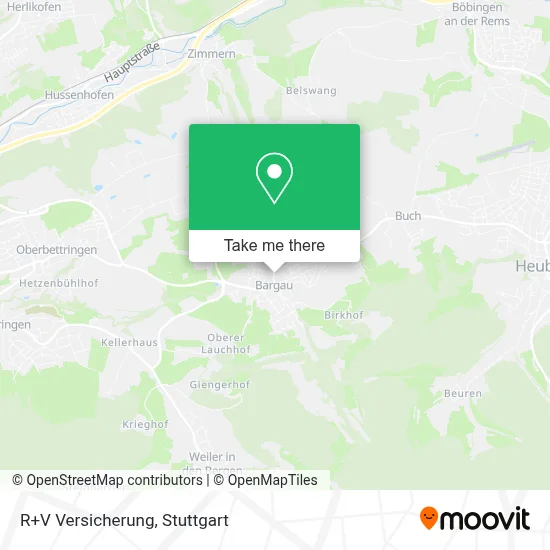 R+V Versicherung map
