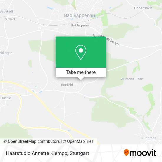 Haarstudio Annette Klempp map
