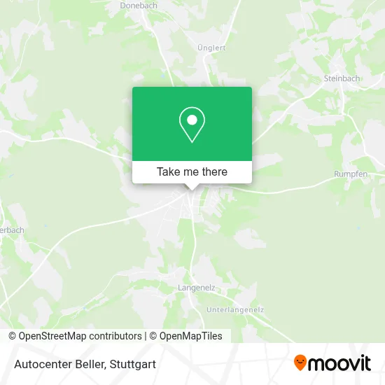 Autocenter Beller map