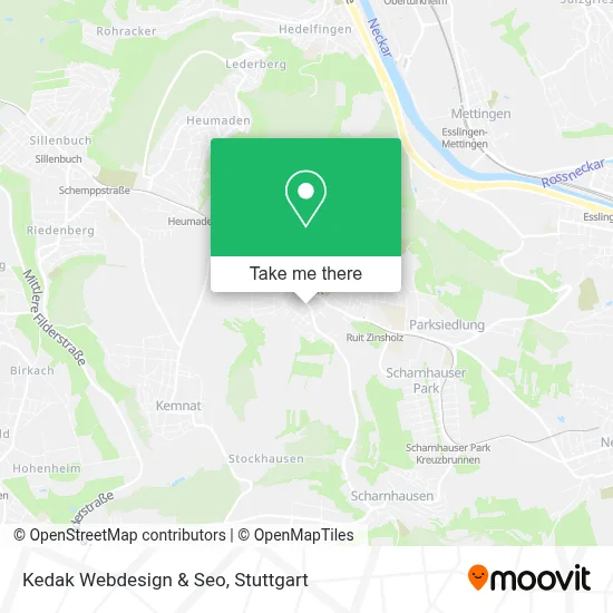 Kedak Webdesign & Seo map