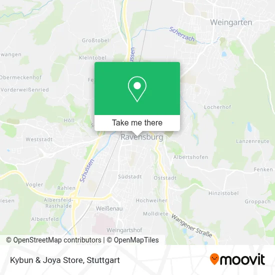 Kybun & Joya Store map