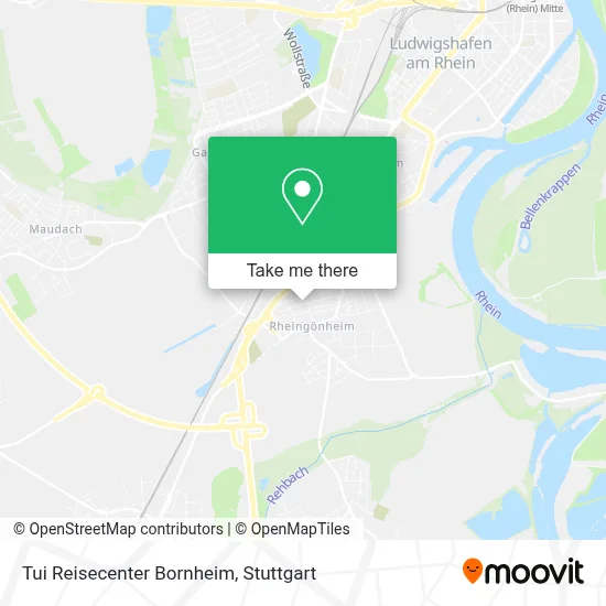Tui Reisecenter Bornheim map