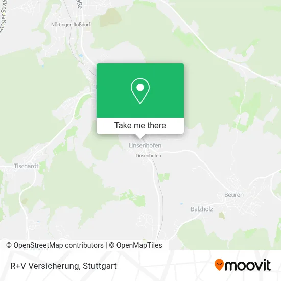 R+V Versicherung map