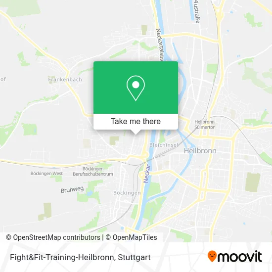 Fight&Fit-Training-Heilbronn map