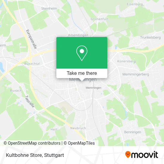 Kultbohne Store map