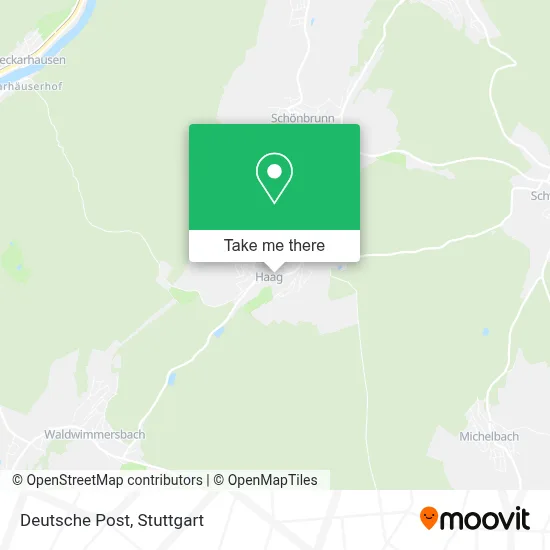 Deutsche Post map
