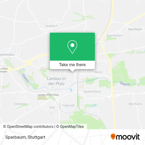Sparbaum map