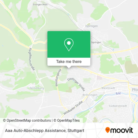 Aaa Auto-Abschlepp Assistance map