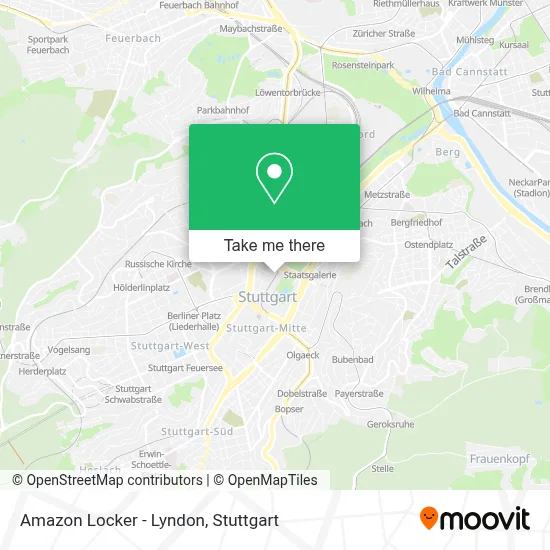 Amazon Locker - Lyndon map