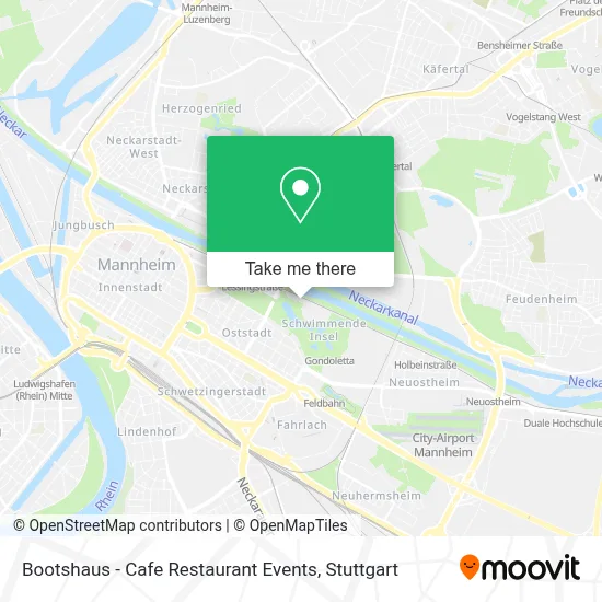 Bootshaus - Cafe Restaurant Events map