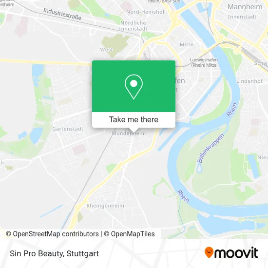 Sin Pro Beauty map