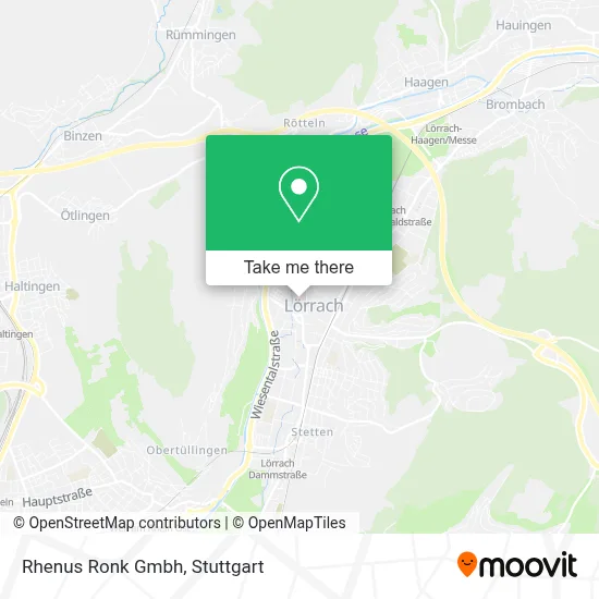 Rhenus Ronk Gmbh map