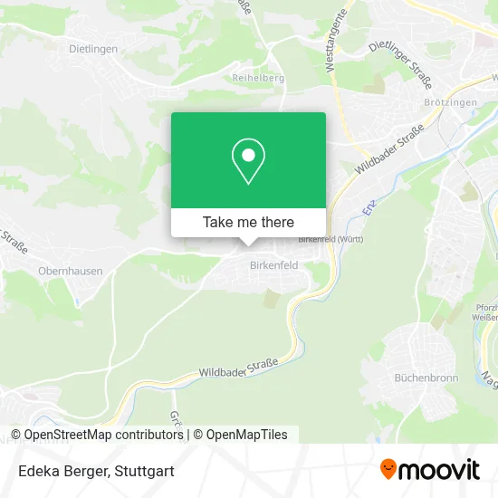 Edeka Berger map