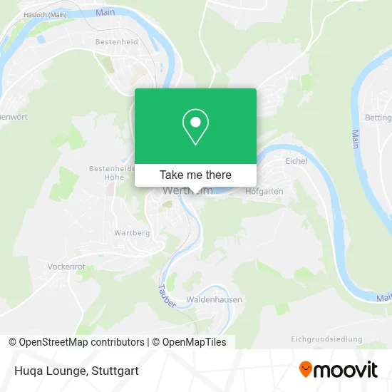 Huqa Lounge map