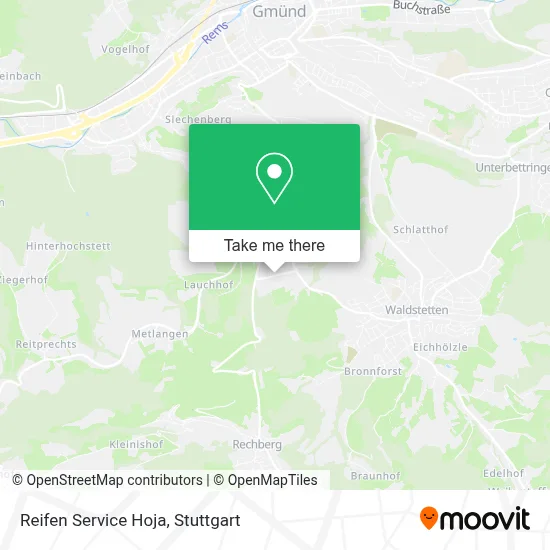 Reifen Service Hoja map