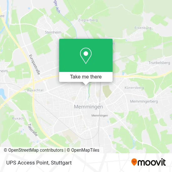 Ups Access Point map