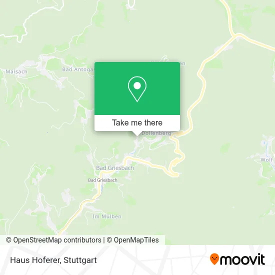 Haus Hoferer map