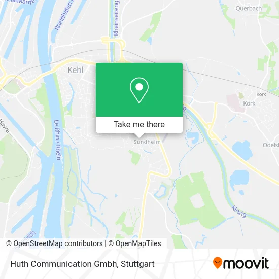 Huth Communication Gmbh map