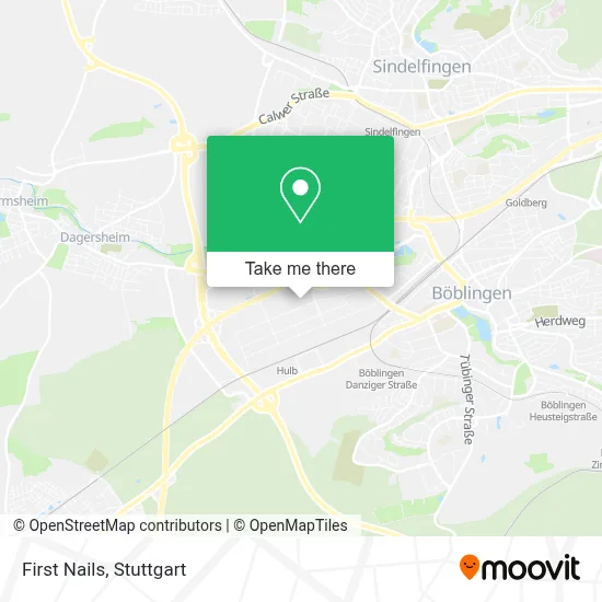 First Nails map