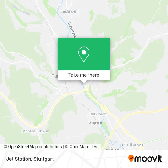 Jet Station map