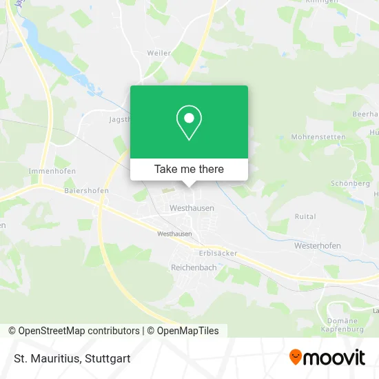 St. Mauritius map