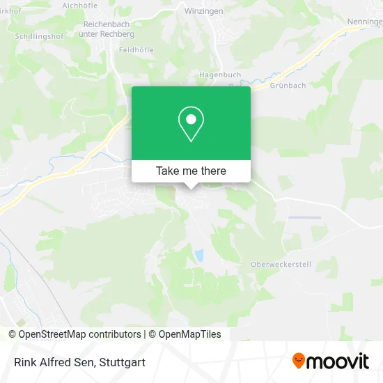 Rink Alfred Sen map