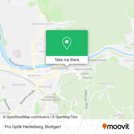 Pro Optik Heidelberg map