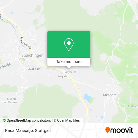 Rasa Massage map