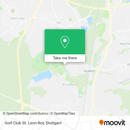 Golf Club St. Leon-Rot map