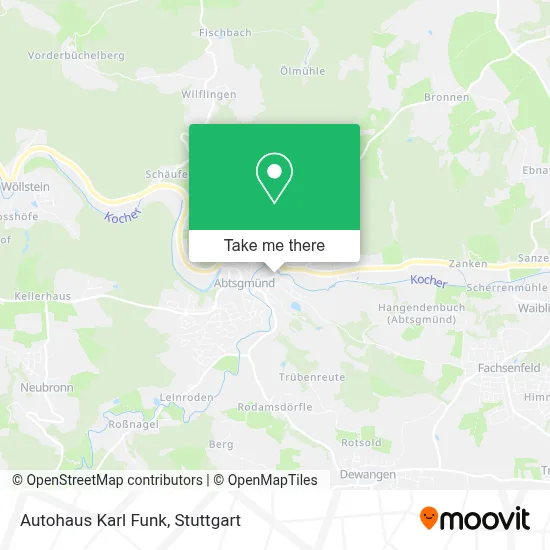 Autohaus Karl Funk map