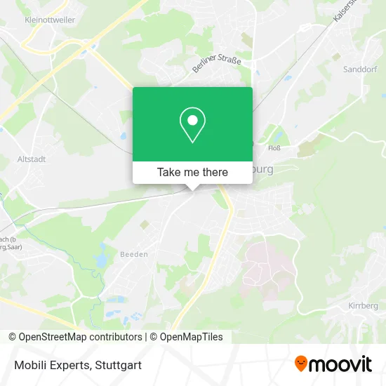 Mobili Experts map