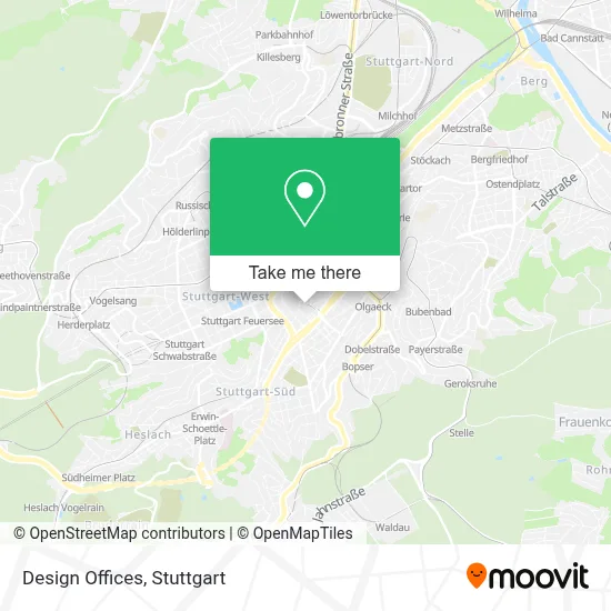 Design Offices map