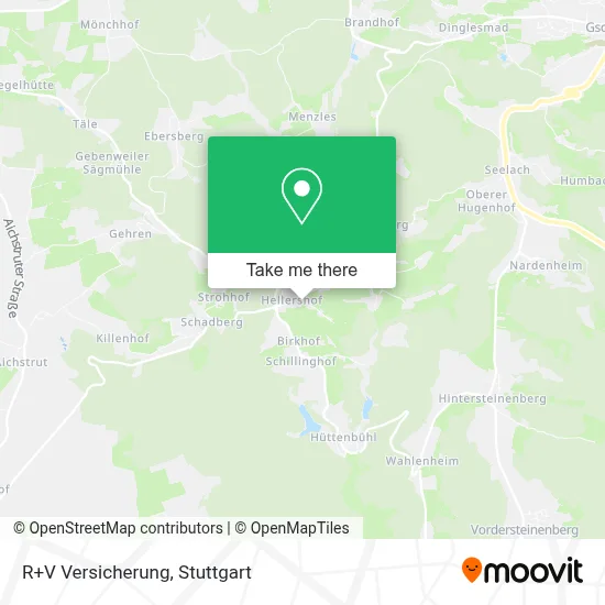 R+V Versicherung map