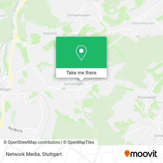 Network Media map