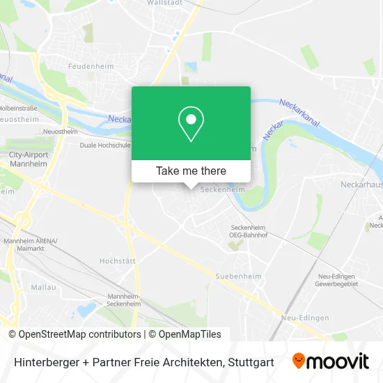 Hinterberger + Partner Freie Architekten map