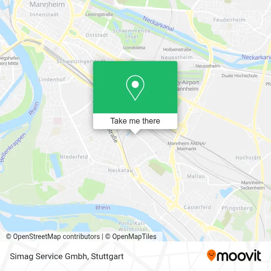 Simag Service Gmbh map