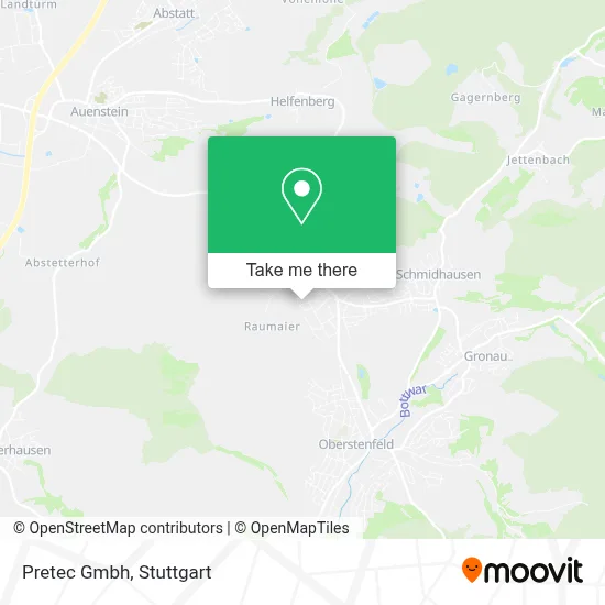 Pretec Gmbh map
