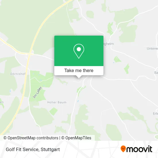 Golf Fit Service map
