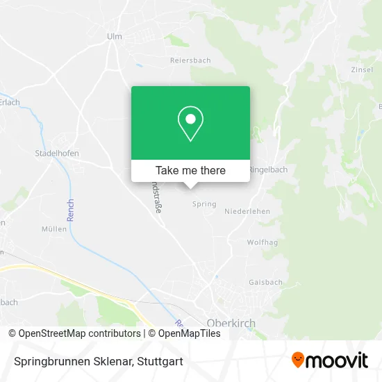 Springbrunnen Sklenar map