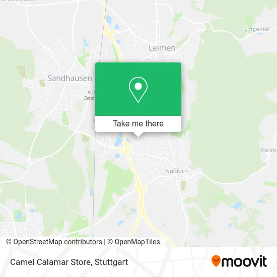 Camel Calamar Store map