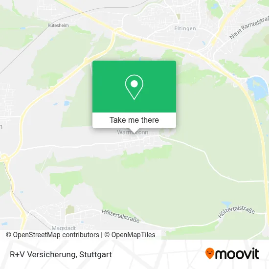 R+V Versicherung map