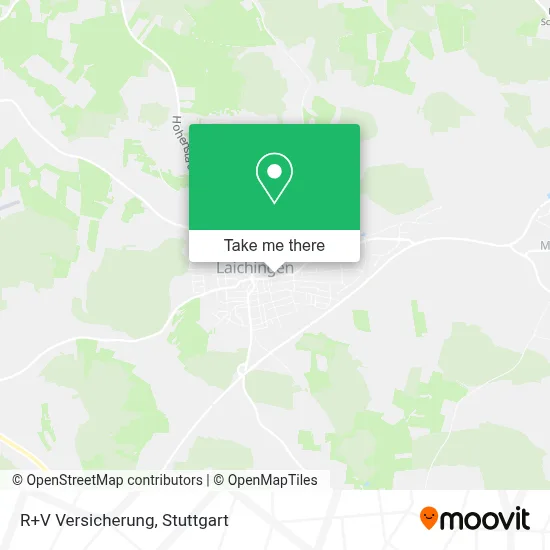 R+V Versicherung map