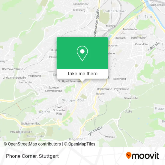 Phone Corner map