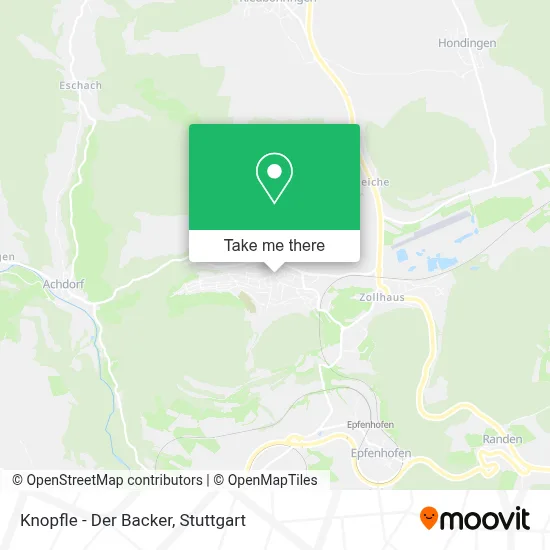Knopfle - Der Backer map