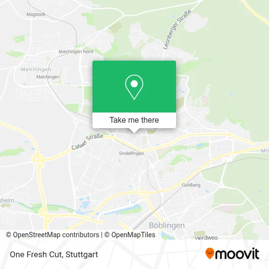 One Fresh Cut map