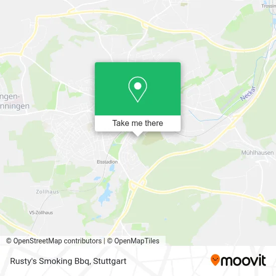 Rusty's Smoking Bbq map