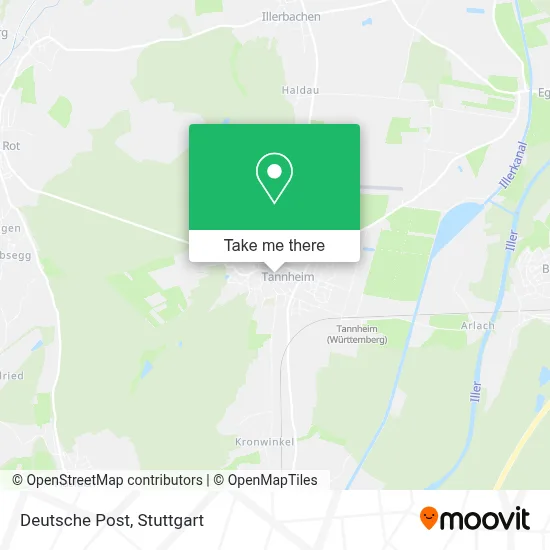 Deutsche Post map